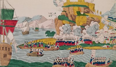 La presa di Algeri da parte dei francesi il 4 luglio 1830 da French School